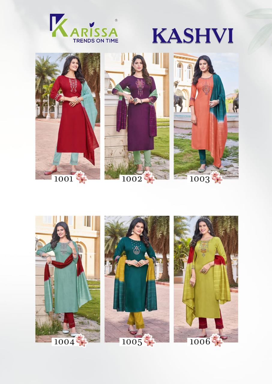 Kashvi By Karissa Readymade Salwar Suit Catalog